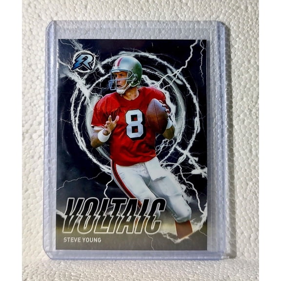 Steve Young 2023 Topps Resurgence Voltaic NFL #RV9 Card Tampa Bay Buccaneers