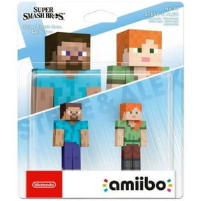 NIntendo amiibo - Steve + Alex 2-pack - Minecraft Super Smash Bros. Series (Nintendo Switch)