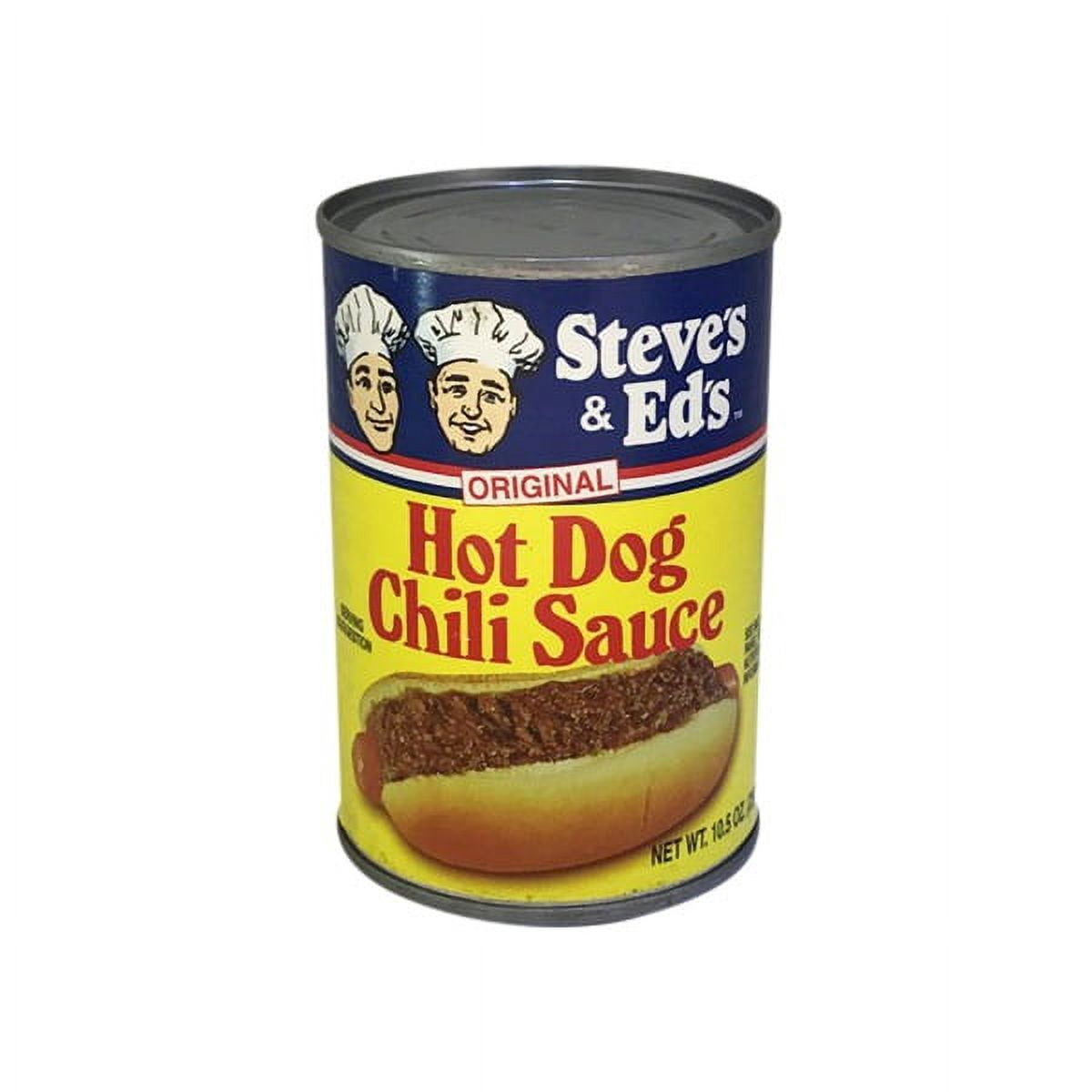 Steve's and Ed's Hot Dog Chili Sauce 10.5 Oz. (4-Pack)