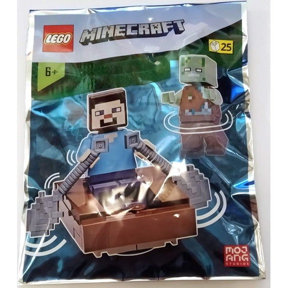 Steve w/ Drowned - LEGO Minecraft Foil Pack Set (662205)