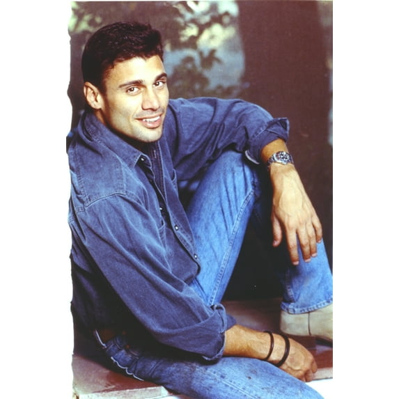 Steven Bauer Portrait in Denim Jacket Photo Print (8 x 10)