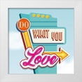 thumbnail image 1 of Steven, Hill 15x15 White Modern Wood Framed Museum Art Print Titled - Do what you love, 1 of 4