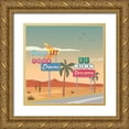 thumbnail image 1 of Steven, Hill 26x26 Gold Ornate Wood Framed with Double Matting Museum Art Print Titled - Believe you can...(detail I), 1 of 4