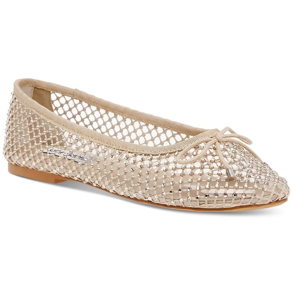 Steven Madden Women's Blossoms Ballet Flat, Blush Stones, 7.5