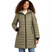 Steven Madden Women's Winter Coat - Packable Long Length Quilted Puffer Parka Jacket for Women, S-XL