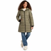 Steven Madden Women's Winter Coat - Packable Long Length Quilted Puffer Parka Jacket for Women, S-XL