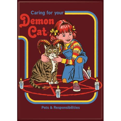 Steven Rhodes Demon Cat 2.5" X 3.5" Magnet