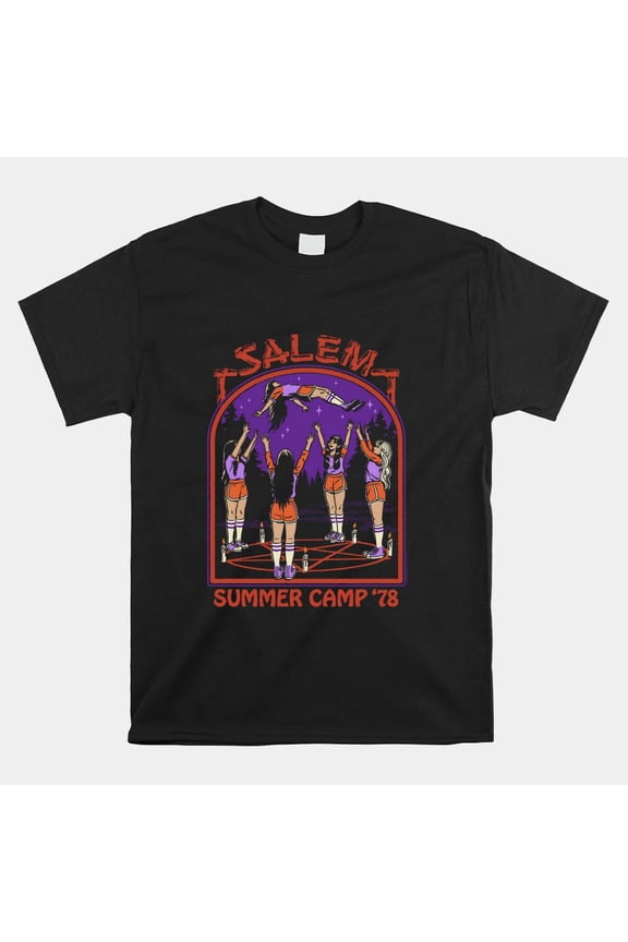 Steven Rhodes Salem Witch Summer Camp Retro Dark Humor Parody Sci Fi Unisex T-Shirt, S-5XL