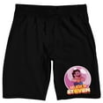 thumbnail image 1 of Steven Universe Believe In Steven Bubble Men's Black Sleep Pajama Shorts-Small, 1 of 4