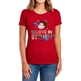 thumbnail image 1 of Steven Universe Believe Women's T Shirt, Red, Large, 1 of 6