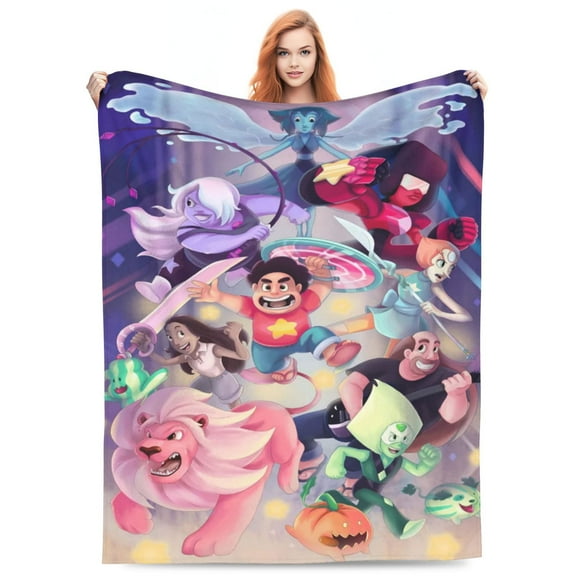 Steven Universe Blankets for Girls Boys Throw Blanket Super Warm Soft Plush Lightweight Fleece Flannel Blanket Christmas Birthday Winter Sofa Bedding Blanket 40"x30"