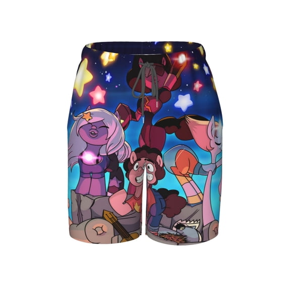 Steven Universe Boy'S Swim Trunks Quick Dry Board Shorts Kids Beach Swim Shorts Bathing Suits Swimsuit