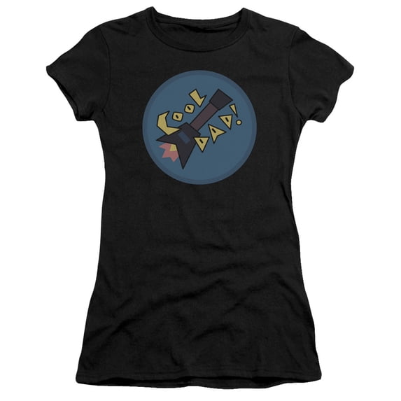 Steven Universe - Cool Dad - Juniors Teen Girls Cap Sleeve Shirt - Medium