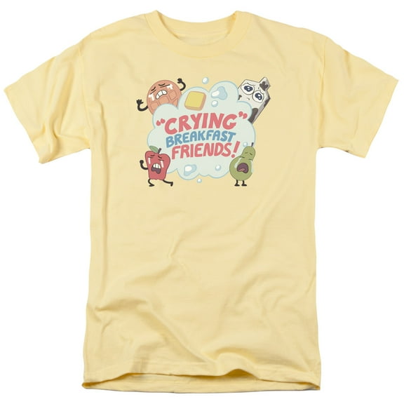Steven Universe - Crying Breakfast Friends - Short Sleeve Shirt - Large