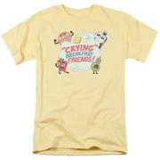 Steven Universe - Crying Breakfast Friends - Short Sleeve Shirt - -Large