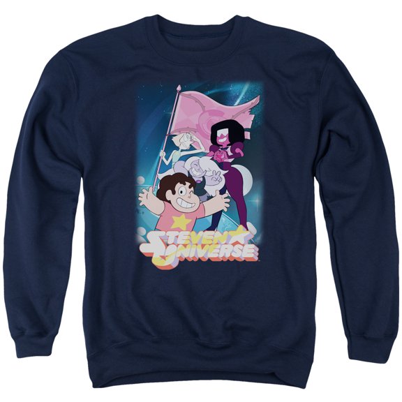 Steven Universe - Crystal Gem Flag - Crewneck Sweatshirt - Medium
