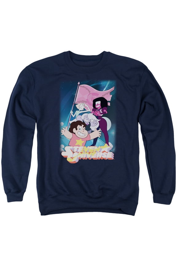 Steven Universe - Crystal Gem Flag - Crewneck Sweatshirt - Small