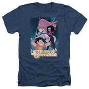 Steven Universe - Crystal Gem Flag - Heather Short Sleeve Shirt - XX-Large