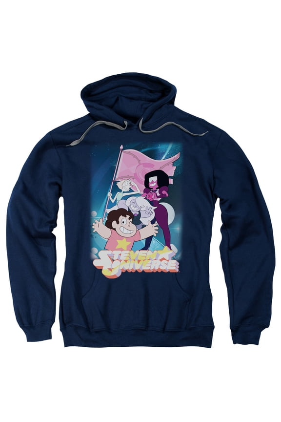 - Crystal Gem Flag - Pull-Over Hoodie - Medium