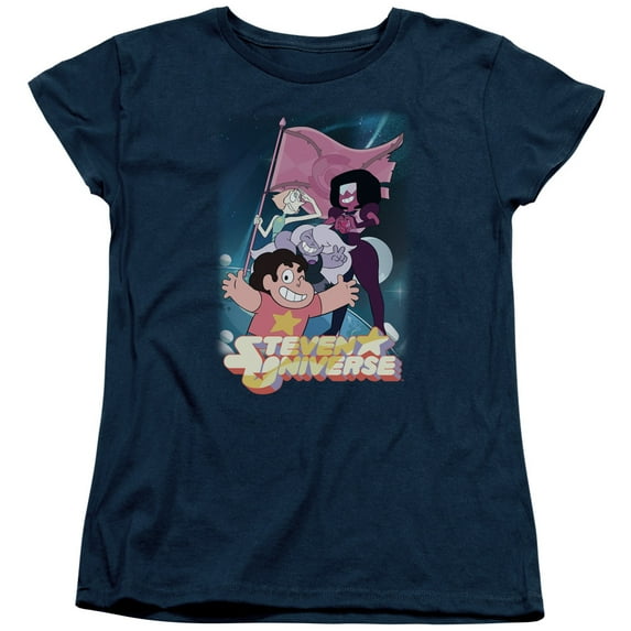 Steven Universe - Crystal Gem Flag - Women's Short Sleeve Shirt - XX-Large