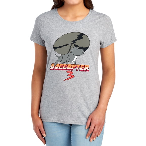 Steven Universe Dogcopter 3 Women's T Shirt, Athletic Heather, Small