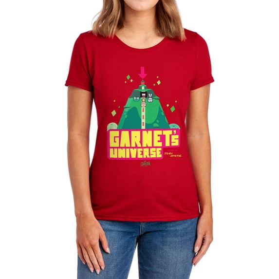 Steven Universe Garnets Universe Women's T Shirt, Red, Large