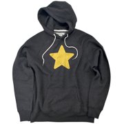 Steven Universe Greg Star Unisex Adult Slim Fit Pull-Over Heather Hoodie, Charcoal, Small