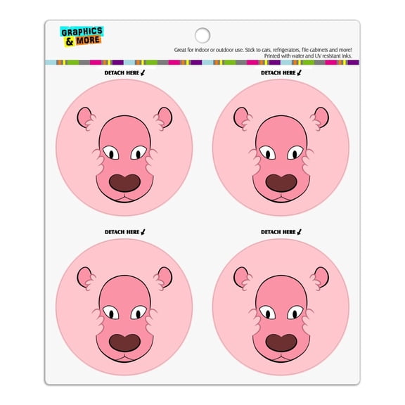 Steven Universe Lion Head Refrigerator Fridge Locker Vinyl Circle Magnet Set