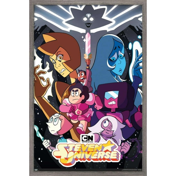 Steven Universe - One Sheet Wall Poster, 22.375" x 34", Framed