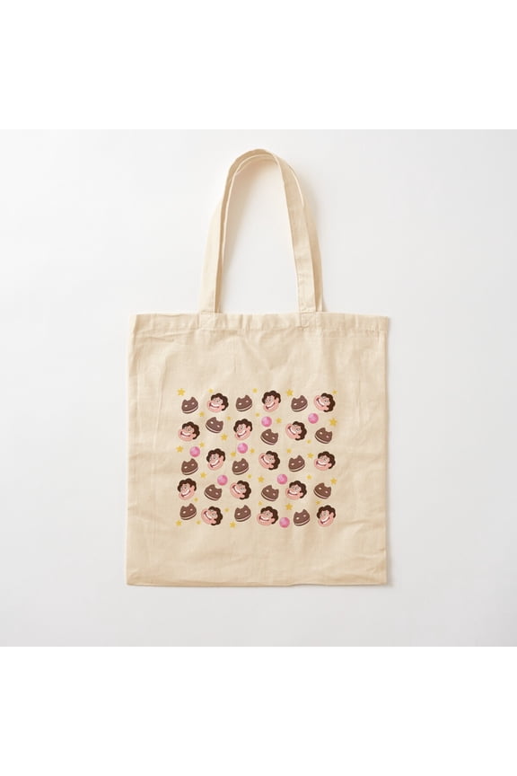 Steven Universe Pattern Cotton Tote Bag Canvas Tote Bag, Family Gift For Mother, Her