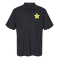thumbnail image 1 of Steven Universe Pearl Star Cotton Polo Shirt, Black, X-Large, 1 of 6