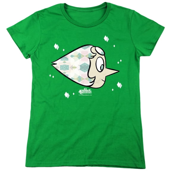 Steven Universe Pearl Women's T Shirt, Kelly Green, Medium