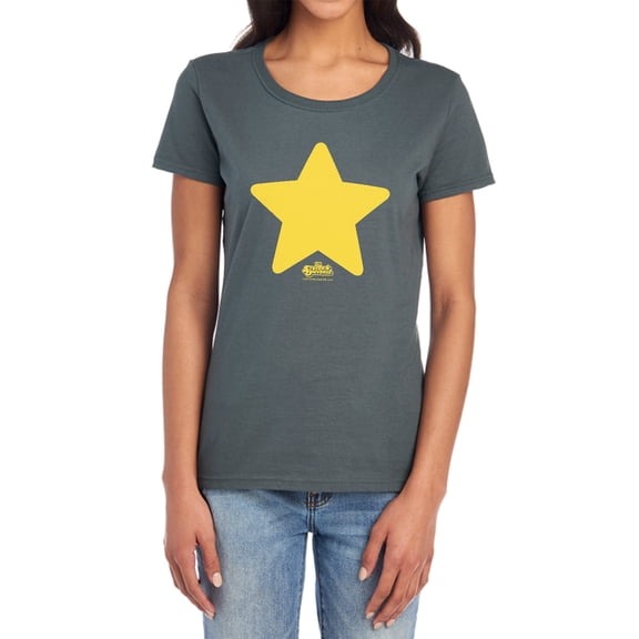 Steven Universe Star Women's T Shirt, Charcoal, Large