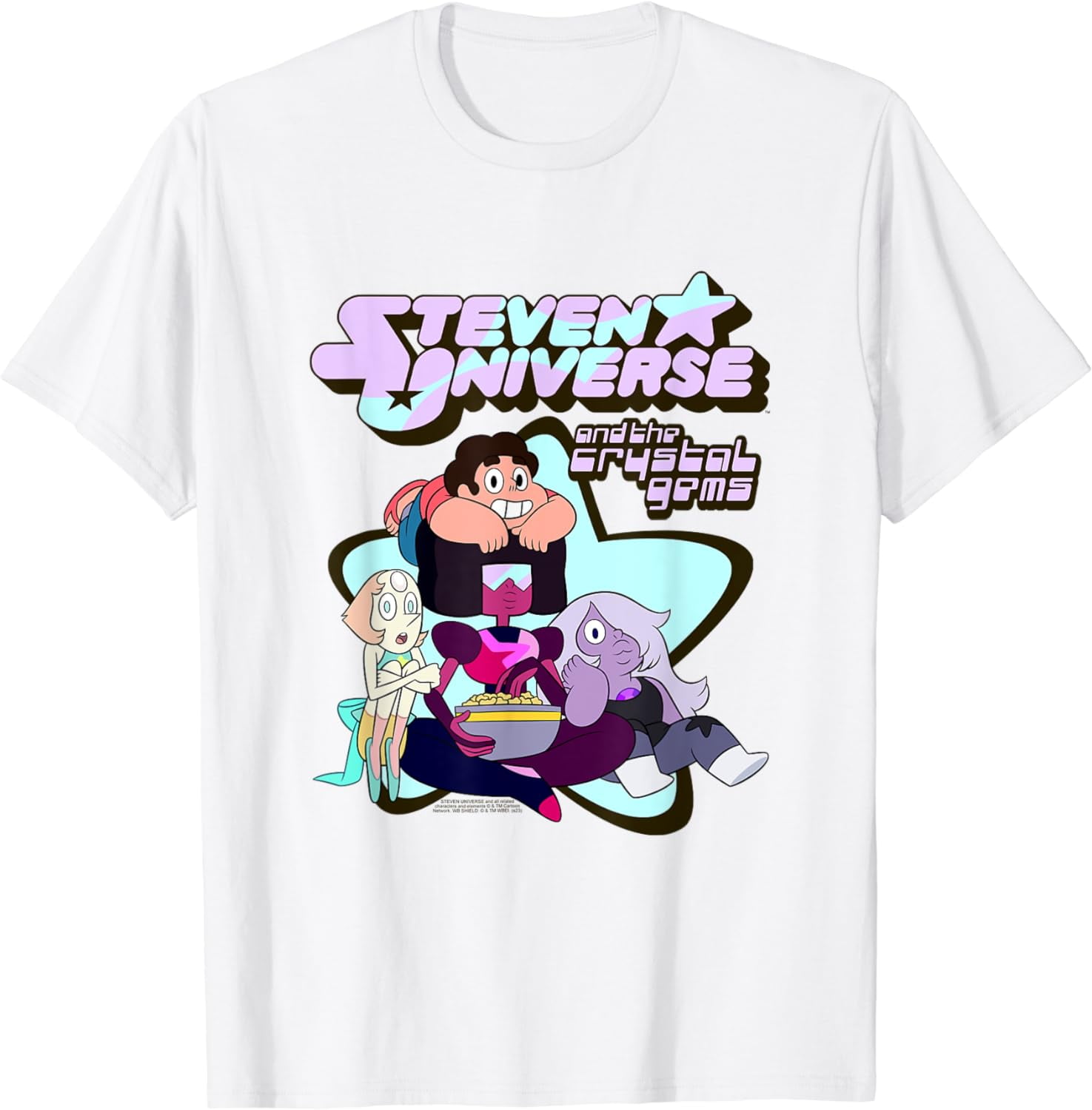 Steven Universe The Crystal Gems Star Photo T-Shirt graphic Cartoon ...