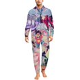 thumbnail image 1 of Steven Universe Unisex Onesie Pajamas Zipper Jumpsuit Hooded One Piece Sleepwear for Family Mens Womens, 1 of 8