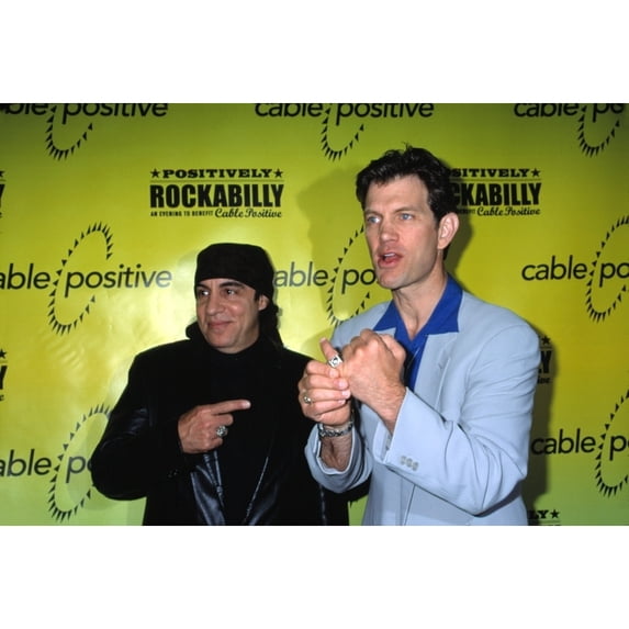 Steven Van Zandt And Chris Isaak At Cable Positive Benefit Ny 5222001 By Cj Contino" Celebrity