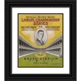 thumbnail image 1 of Stevens,  26x30 Black Ornate Wood Framed with Double Matting Museum Art Print Titled - Offical Score Card Worlds Championship Series - New York Giants vs Philadelphia Athletics, 1880, 1 of 4
