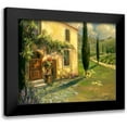 thumbnail image 1 of Stevens, Allayn 18x15 Black Modern Framed Museum Art Print Titled - Scenic Italy I, 1 of 5