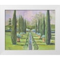 thumbnail image 1 of Stevens, Allayn 18x15 White Modern Wood Framed Museum Art Print Titled - Garden Path, 1 of 4