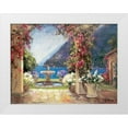 thumbnail image 1 of Stevens, Allayn 18x15 White Modern Wood Framed Museum Art Print Titled - Seaside Fountain, 1 of 4