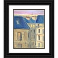 thumbnail image 1 of Stevens, Allayn 20x24 Black Ornate Wood Framed with Double Matting Museum Art Print Titled - Parisian Roofs, 1 of 4