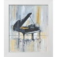 thumbnail image 1 of Stevens, Allayn 26x31 White Modern Wood Framed Museum Art Print Titled - Piano In Gold 2, 1 of 4