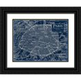 thumbnail image 1 of Stevens, Carole 24x19 Black Ornate Wood Framed with Double Matting Museum Art Print Titled - Environs  Paris, 1 of 4