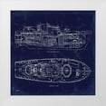 thumbnail image 1 of Stevens, Carole 26x26 White Modern Wood Framed Museum Art Print Titled - Boat Blueprint 1, 1 of 4