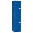 thumbnail image 1 of Stevens ID Systems Lockable Steel Double Compartment Storage Locker, Light Oak, 1 of 4