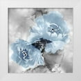 thumbnail image 1 of Stevens, Jesse 20x20 White Modern Wood Framed Museum Art Print Titled - Flower Bloom on Silver II, 1 of 4
