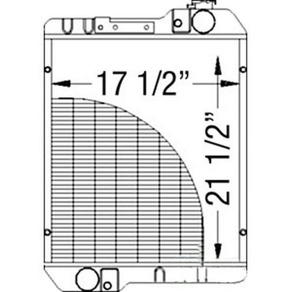 Stevens Lake Parts Radiator Fits Case IH C50 CX50 C60 CX60 C70 CX70 C80 OE# 222892A5 303495A2