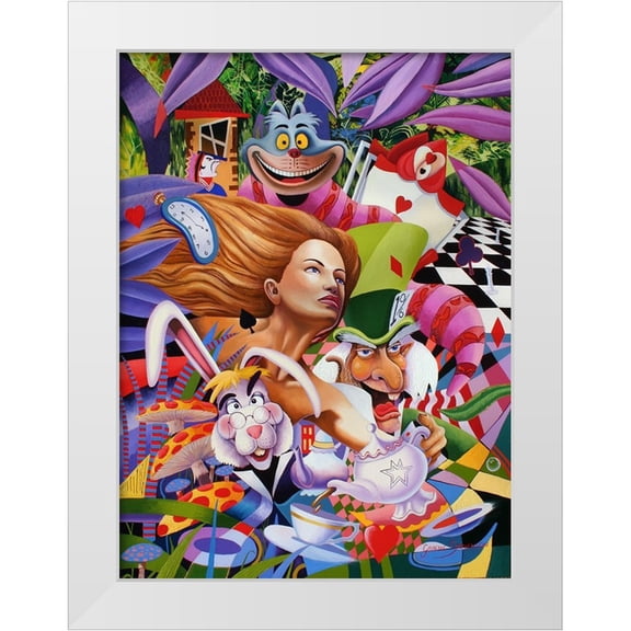 Stevenson, Graeme 11x14 White Modern Wood Framed Museum Art Print Titled - Wonderland Gang