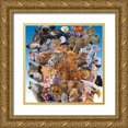 thumbnail image 1 of Stevenson, Graeme 12x12 Gold Ornate Wood Framed with Double Matting Museum Art Print Titled - The Managerie, 1 of 4