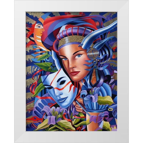 Stevenson, Graeme 12x14 White Modern Wood Framed Museum Art Print Titled - The Devil In Me 2